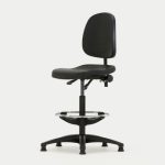 T100IND Industrial No Arms Square Seat and Back, Draughtsman