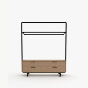 AW2016CHDW4 Adapt Wall with Coat Hanger and 4 Drawer Storage Unit