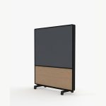 AW2016MF Adapt Wall with Fabric Upper Panels and MFC Lower Panels