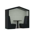 AX-2-R-NL Anex 2 Person Meeting Booth natural with no lights 