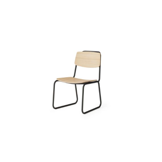 ANTDCU.NA.SK Antalya Dining Chair with Skid Base