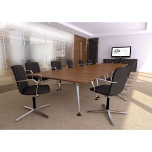 MR-07ST - Pars Rectangular Table with 6 Legs 1400 x 2800mm