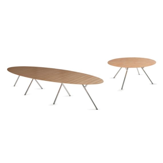 MC-06 - Pars Curved End Table with 4 Legs 2400 x 1200mm