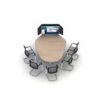 AD - 91 SRO  Away From The Desk - Huddle Buddle Group Working Table 1200mm Diameter