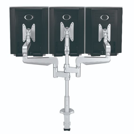 CMS2978S  -  Ascend Multimount Triple Screen with Desk Clamp