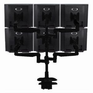 CMS2982B -  Ascend Multimount Six Screen with Desk Clamp