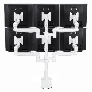 CMS2982W -  Ascend Multimount Six Screen with Desk Clamp