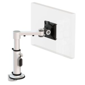 XSTREAMCOMB01W - X-Stream Single Beam Monitor Arm with Through Desk and Clamp Fixing