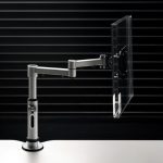 XSTREAMCOMB02S - X-Stream 2 Beam Monitor Arm with Through Desk and Clamp Fixing