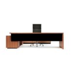 M330R2210H - Emphasis Executive Right Handed Peninsular Desk with Medium Front Modesty Panel