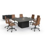 T530R1818 - Infinity Model T530 Square Column Based Table - 1800mm 8-10 Seater