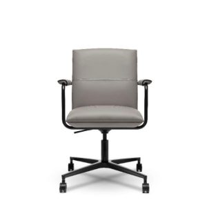 853MB8 - Cypher Medium Back Conference Chair with Tech Arm and 5 Star Base