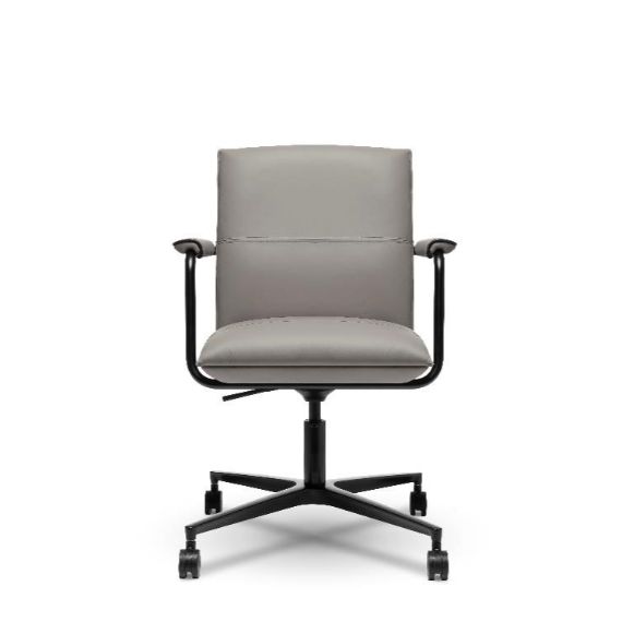 853MB8 - Cypher Medium Back Conference Chair with Tech Arm and 5 Star Base
