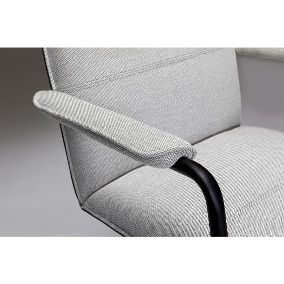 810LB7 - Cypher Stackable Cantilever Chair Medium Back with Pro Arms