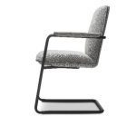 810MB7 - Cypher Stackable Cantilever Chair Medium Back with Pro Arms