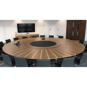 V510D18 - Vantage Poseur Height Circular Table - 7 Seater