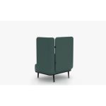 MTE-BCSL01 Single Seater Sofa with Rear and Left Hand Corner Screen
