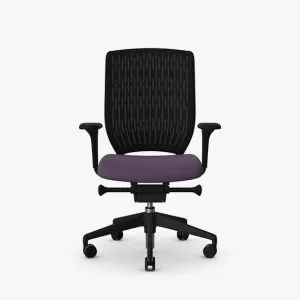 EV2740MF Evolve 2 Membrane back, upholstered seat with multi-function arms