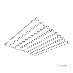FRBS250 Frontier Acoustic Raft Beam Blaze and Trapezoid Suspended